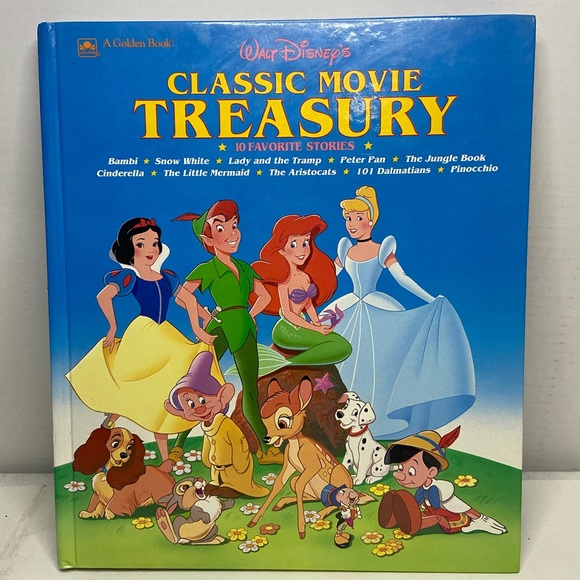 1989 Walt Disney's Classic Movie Treasury 10 Favorite Stories - Hardcover - Picture 1 of 12